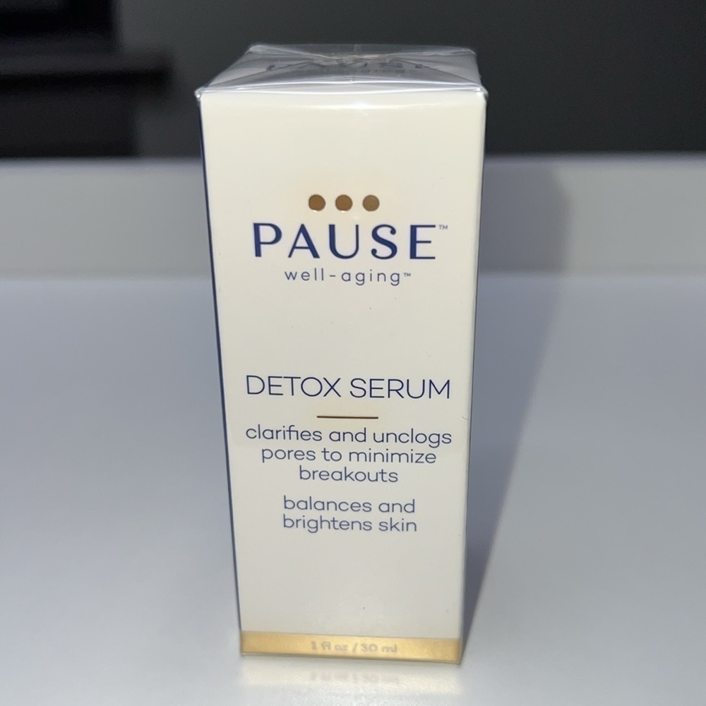 Pause Well-Aging Detox Serum NIB 1 fl oz
